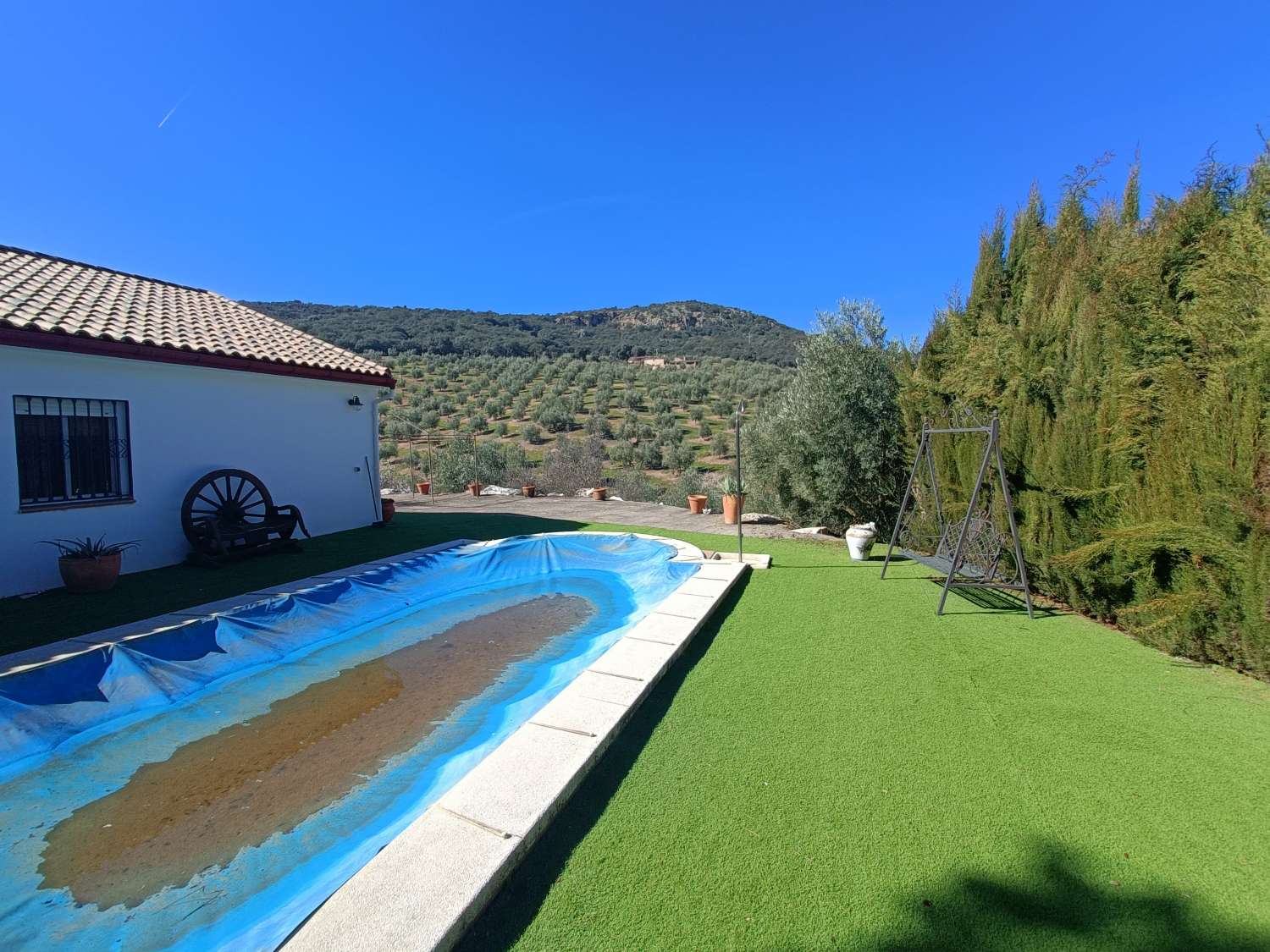 Freistehendes Landhaus mit privatem Pool und Olivenbäumen