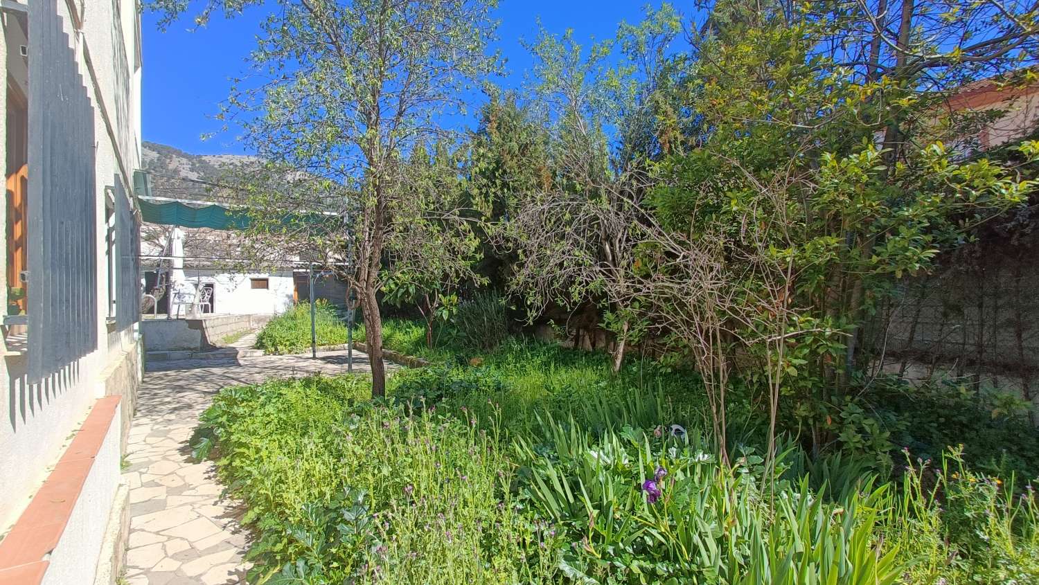 Estupenda casa independiente con piscina, jardín, garaje y almacenes