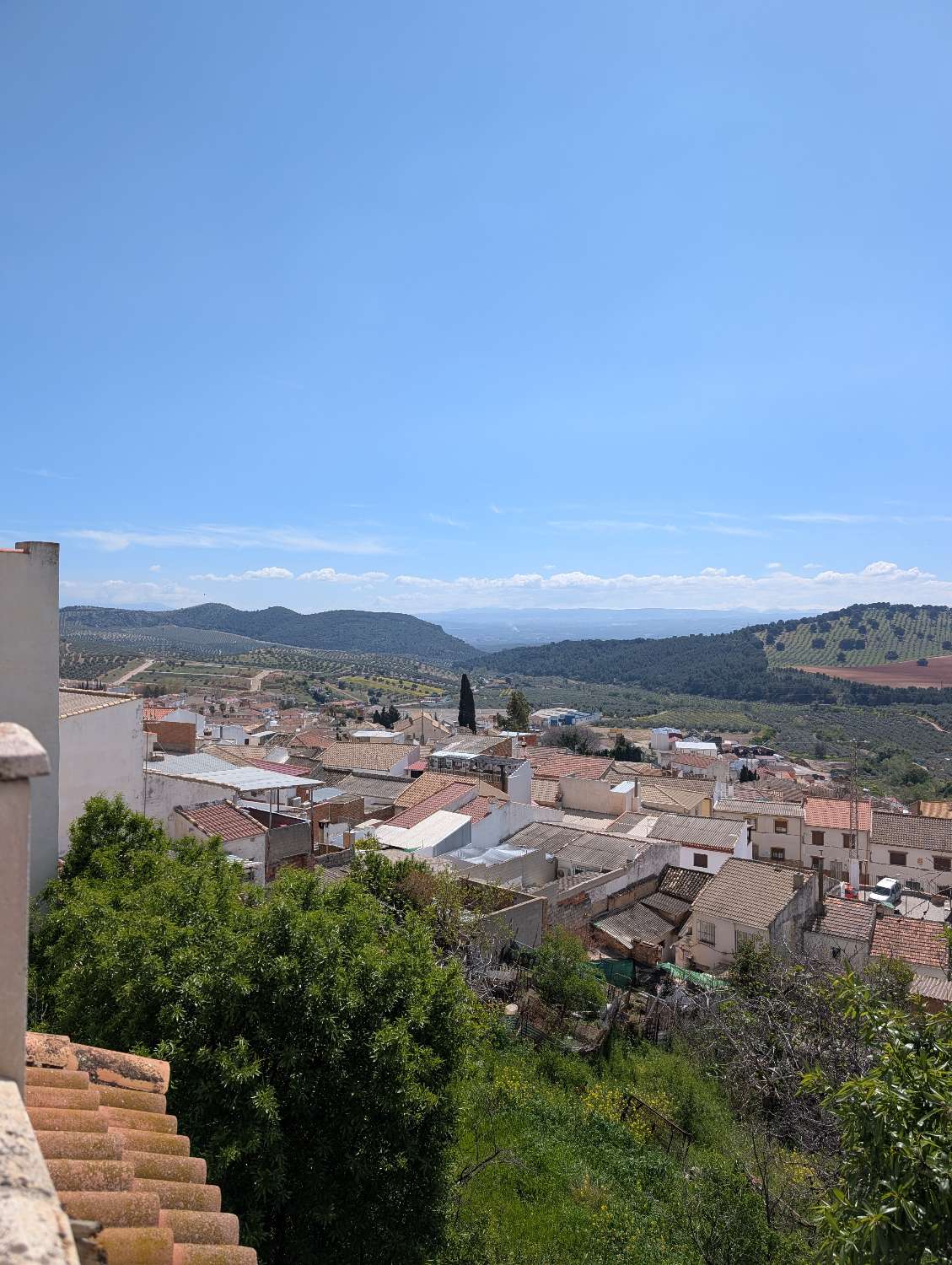 Village house with large courtyar and roof terrace with spectacular views