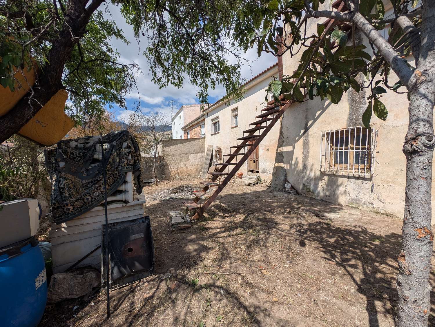 Village house with large courtyar and roof terrace with spectacular views