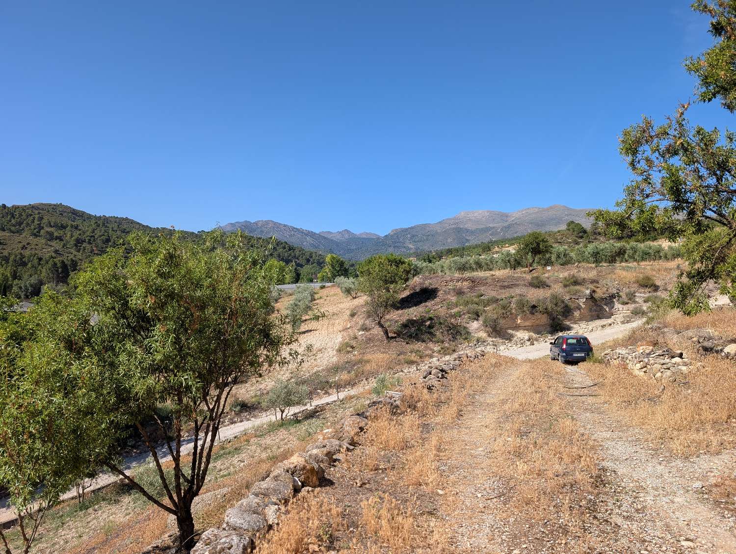 Lovely country house with large plot of land and fantastic views