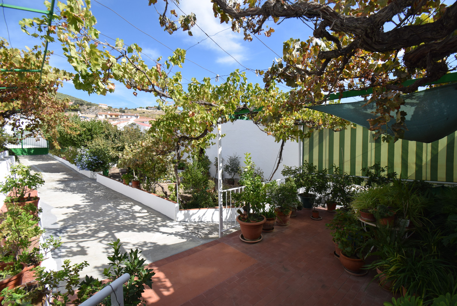 Casa independiente con parcela,  edificaciones y vistas espectaculares